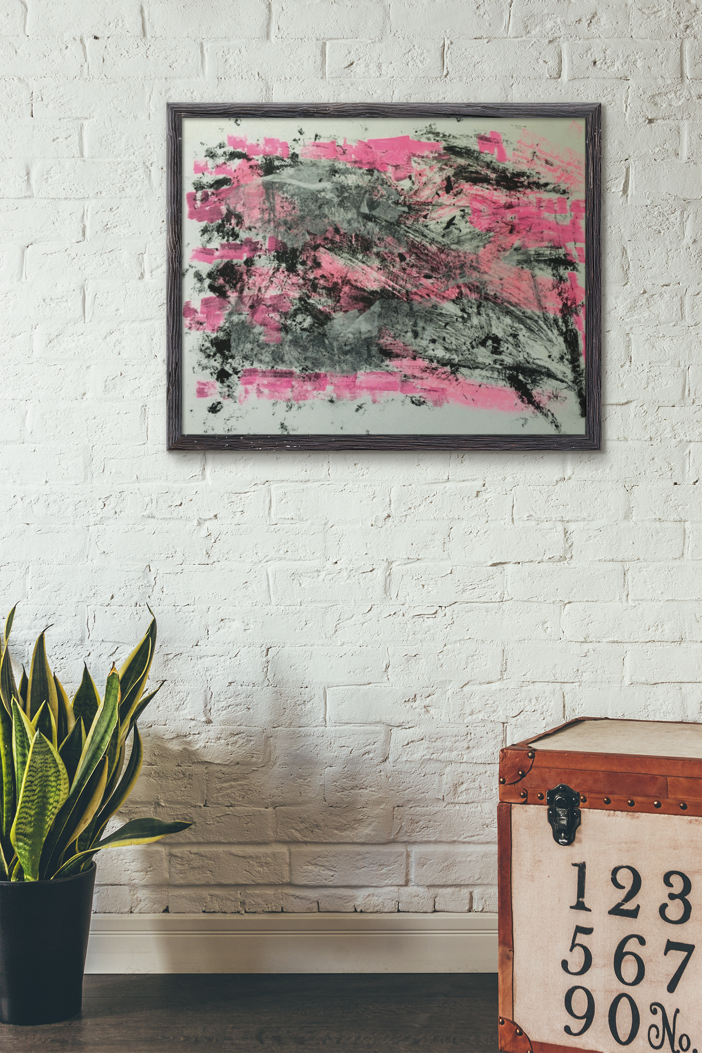 Neon Storm - Fine art print