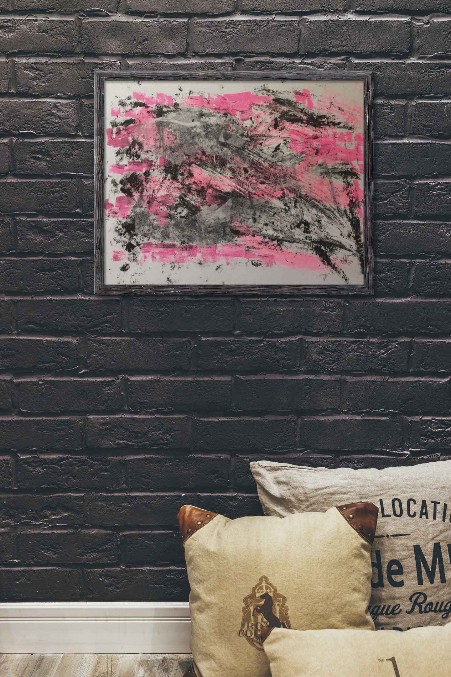 Neon Storm - Fine art print