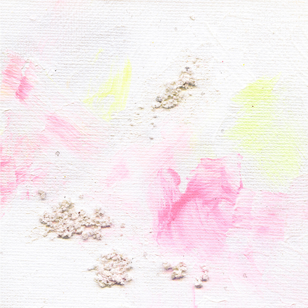 minimal abstract art print with subtle color transitions and soft light